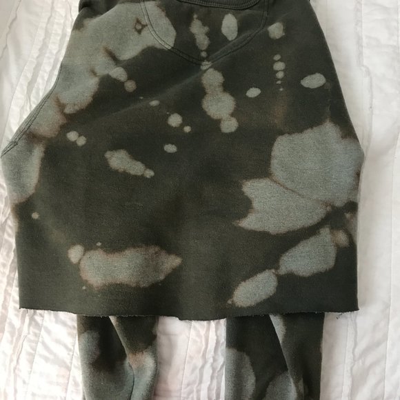 Tie Dye Champion Cropped Sweatshirt - Picture 4 of 4